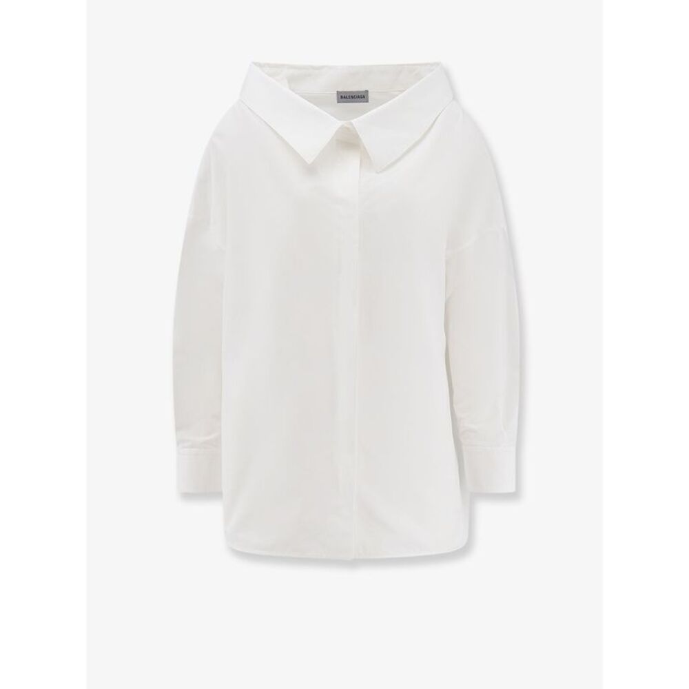 Balenciaga Women Stola Oversize Cotton Shirt